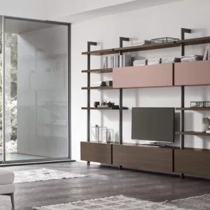 Libreria su misura lineare sistema O Pen